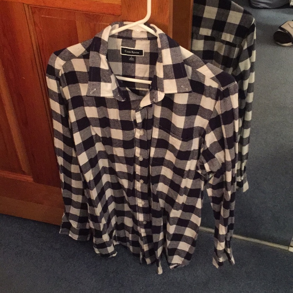 Club Room flannel button up shirt